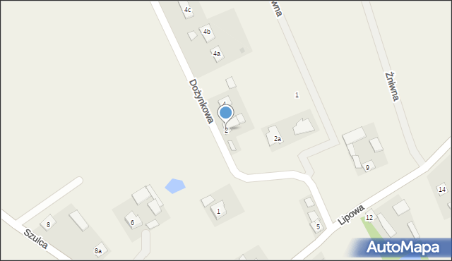 Brąchnowo, Dożynkowa, 2, mapa Brąchnowo