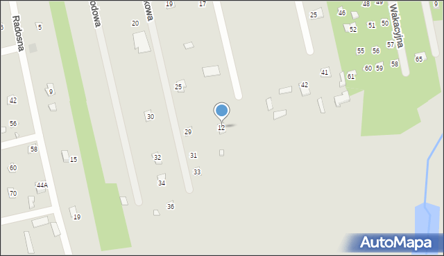 Brok, Dobra, 12, mapa Brok