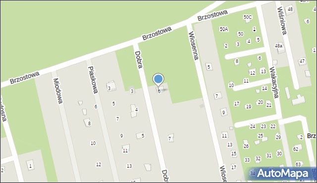 Brok, Dobra, 6, mapa Brok