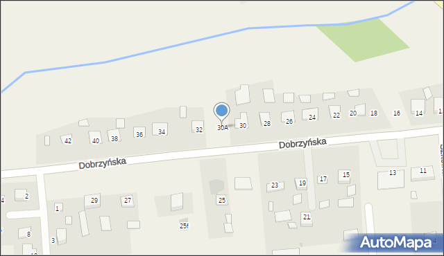 Brudzeń Duży, Dobrzyńska, 30A, mapa Brudzeń Duży