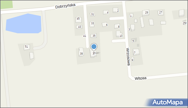 Brudzeń Duży, Dobrzyńska, 37, mapa Brudzeń Duży