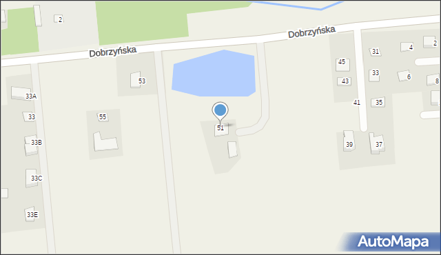 Brudzeń Duży, Dobrzyńska, 51, mapa Brudzeń Duży