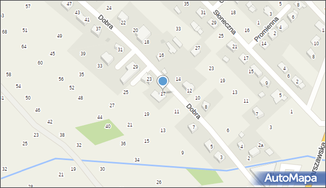 Brzozówka, Dobra, 17, mapa Brzozówka