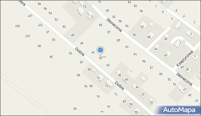 Brzozówka, Dobra, 42, mapa Brzozówka