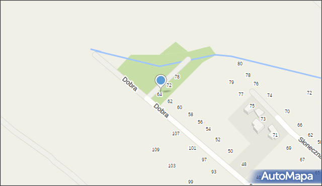 Brzozówka, Dobra, 66, mapa Brzozówka