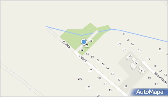 Brzozówka, Dobra, 68, mapa Brzozówka