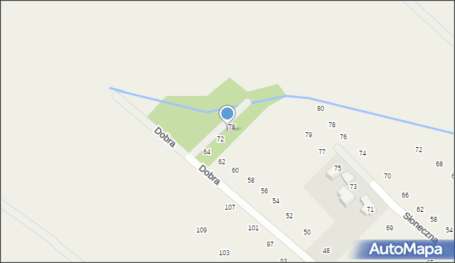 Brzozówka, Dobra, 76, mapa Brzozówka