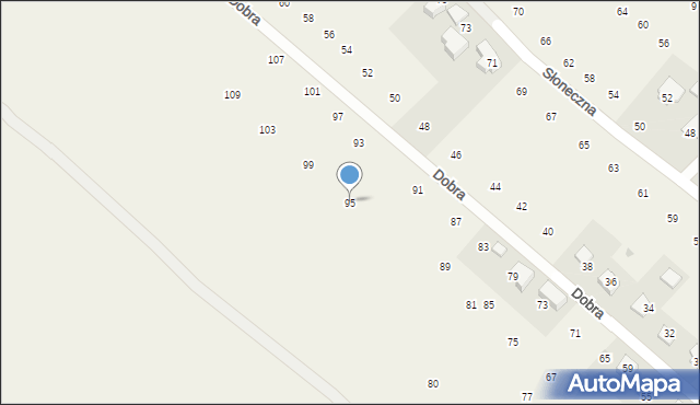 Brzozówka, Dobra, 95, mapa Brzozówka