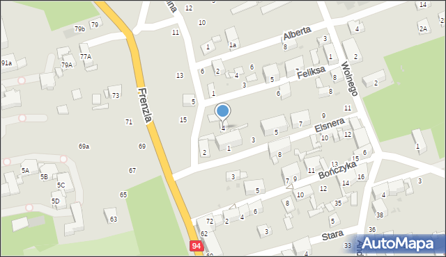 Bytom, Dolna, 4, mapa Bytomia