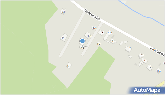 Chęciny, Dobrzączka, 6E, mapa Chęciny