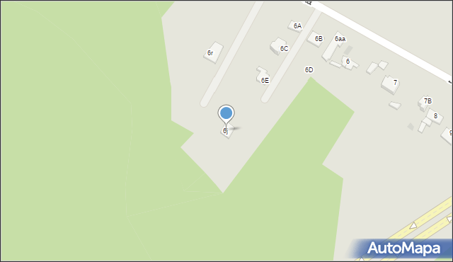 Chęciny, Dobrzączka, 6j, mapa Chęciny