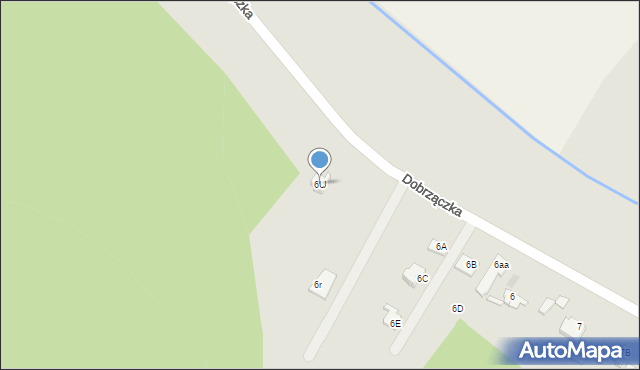 Chęciny, Dobrzączka, 6U, mapa Chęciny