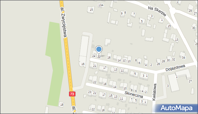 Chmielnik, Dojazdowa, 22, mapa Chmielnik