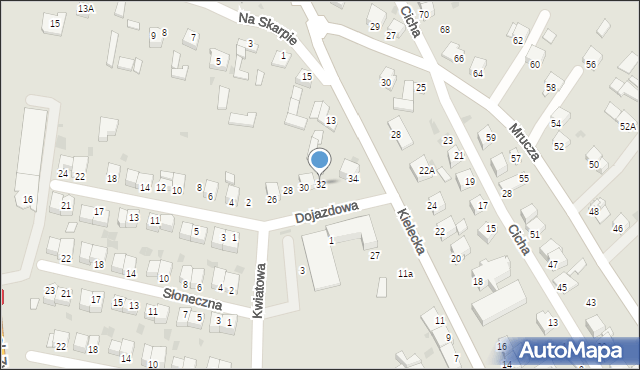 Chmielnik, Dojazdowa, 32, mapa Chmielnik