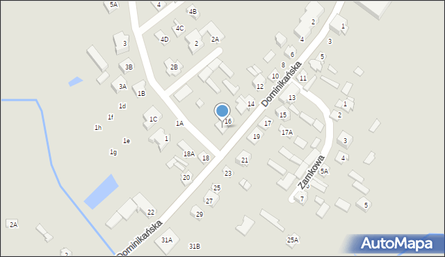 Choroszcz, Dominikańska, 16/2, mapa Choroszcz