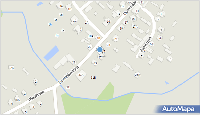 Choroszcz, Dominikańska, 27, mapa Choroszcz
