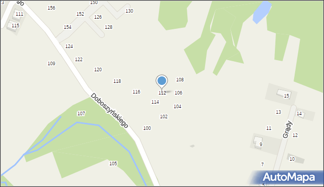 Chorowice, Doboszyńskiego Adama, 112, mapa Chorowice