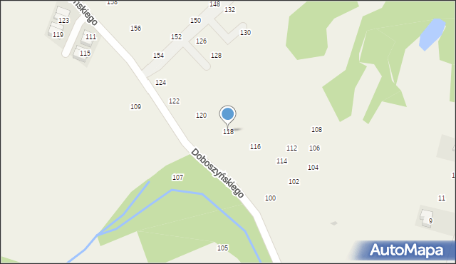Chorowice, Doboszyńskiego Adama, 118, mapa Chorowice