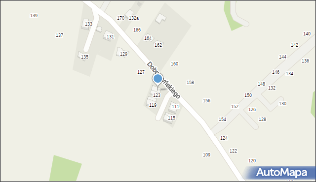 Chorowice, Doboszyńskiego Adama, 125, mapa Chorowice