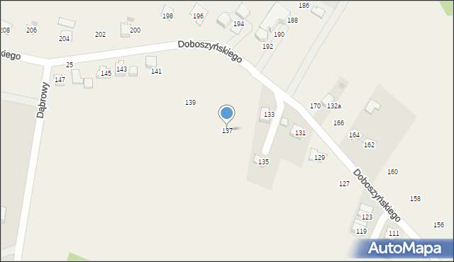 Chorowice, Doboszyńskiego Adama, 137, mapa Chorowice