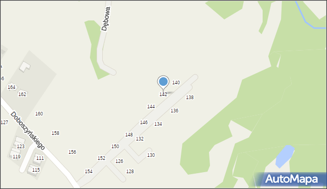 Chorowice, Doboszyńskiego Adama, 142, mapa Chorowice
