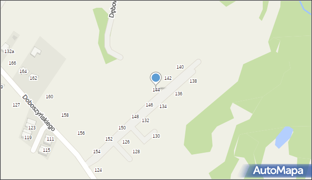 Chorowice, Doboszyńskiego Adama, 144, mapa Chorowice