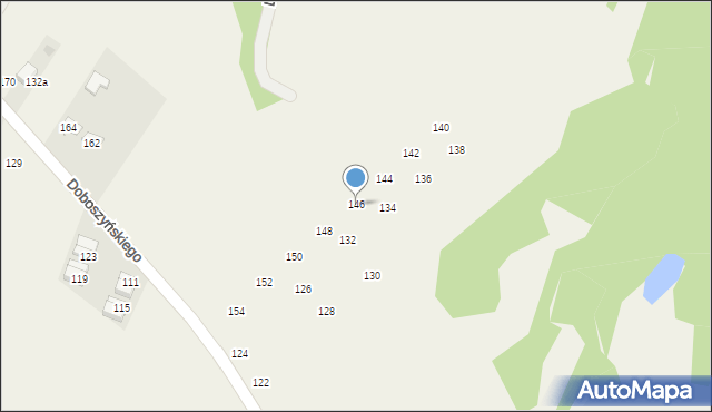 Chorowice, Doboszyńskiego Adama, 146, mapa Chorowice