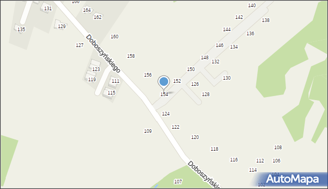 Chorowice, Doboszyńskiego Adama, 154, mapa Chorowice