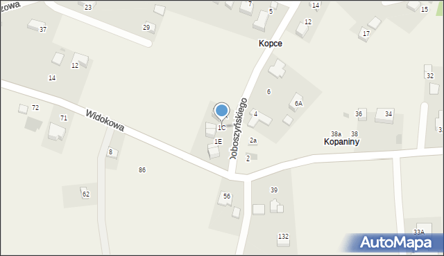 Chorowice, Doboszyńskiego Adama, 1C, mapa Chorowice