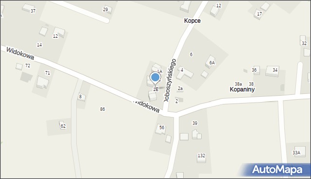 Chorowice, Doboszyńskiego Adama, 1E, mapa Chorowice