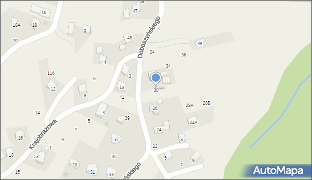 Chorowice, Doboszyńskiego Adama, 30, mapa Chorowice