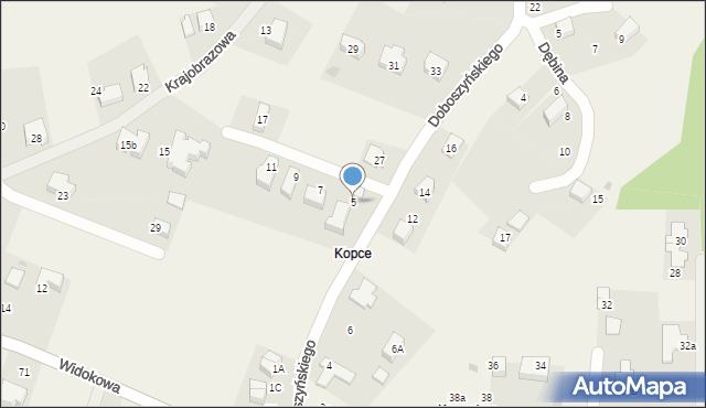 Chorowice, Doboszyńskiego Adama, 5, mapa Chorowice