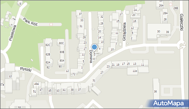 Chorzów, Domina Rajnholda, 2, mapa Chorzów