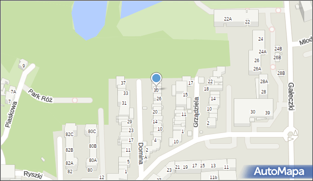 Chorzów, Domina Rajnholda, 30, mapa Chorzów