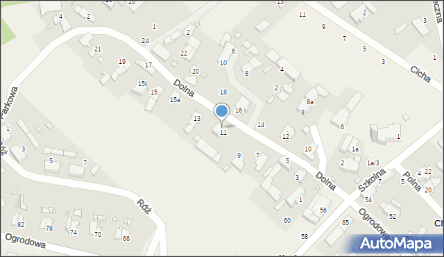 Chróścina, Dolna, 11a, mapa Chróścina