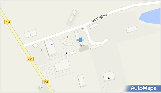 Cianowice, Do Cegielni, 10, mapa Cianowice