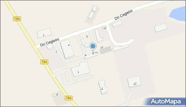 Cianowice, Do Cegielni, 8, mapa Cianowice