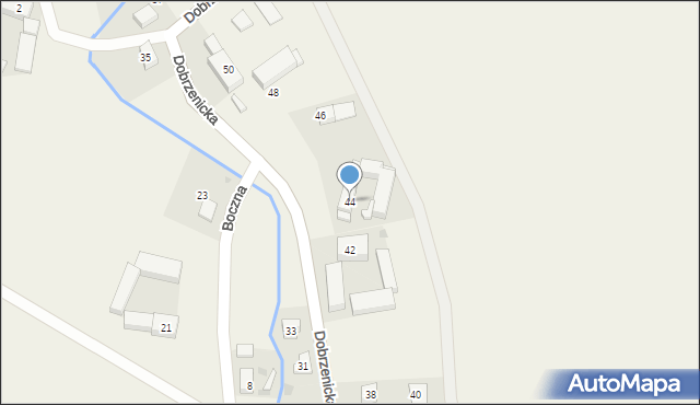 Ciepłowody, Dobrzenicka, 44, mapa Ciepłowody