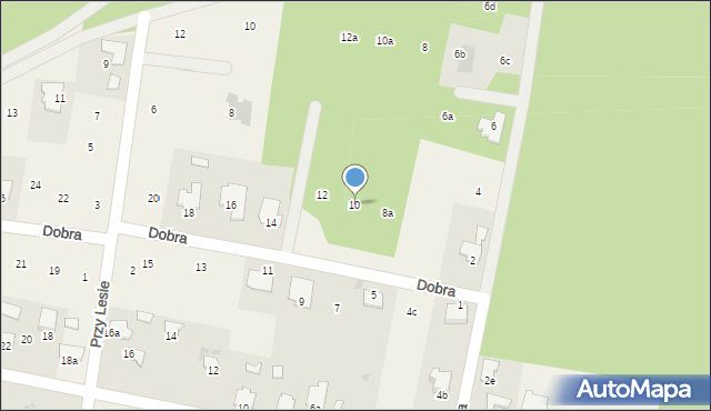 Cierpice, Dobra, 10, mapa Cierpice