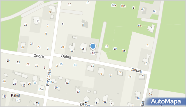 Cierpice, Dobra, 14, mapa Cierpice