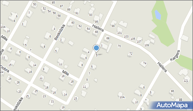 Cieszyn, Dobra, 3, mapa Cieszyna