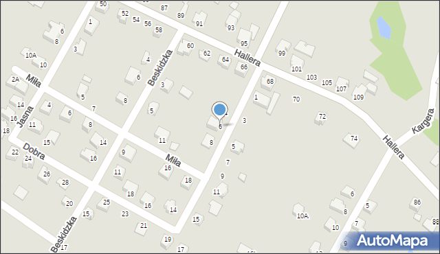 Cieszyn, Dobra, 6, mapa Cieszyna