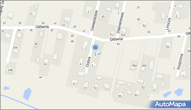 Cisie, Dobra, 1, mapa Cisie