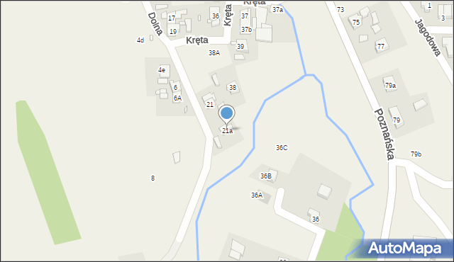 Czapury, Dolna, 21a, mapa Czapury