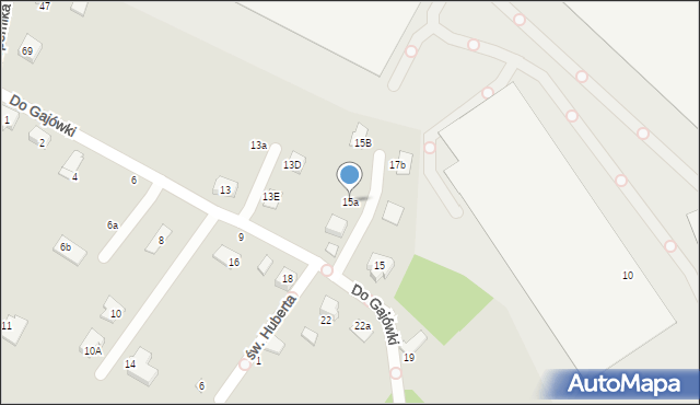 Czechowice-Dziedzice, Do Gajówki, 15a, mapa Czechowic-Dziedzic