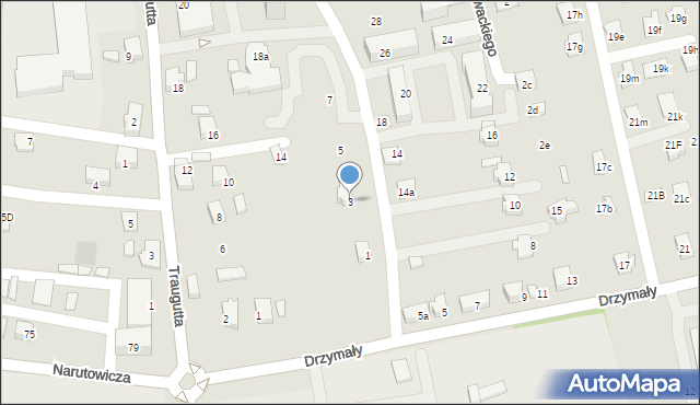 Czechowice-Dziedzice, Dolna, 3, mapa Czechowic-Dziedzic