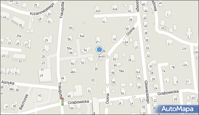 Czechowice-Dziedzice, Dolna, 37, mapa Czechowic-Dziedzic