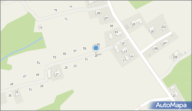 Czechówka, Dobczycka, 19, mapa Czechówka