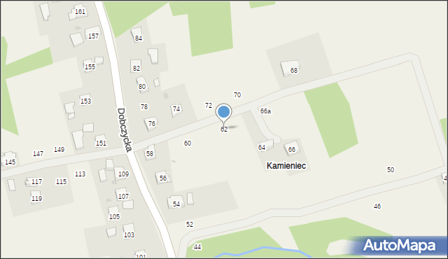 Czechówka, Dobczycka, 62, mapa Czechówka