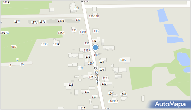 Częstochowa, Dobrzyńska, 130, mapa Częstochowy